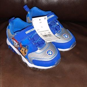 Paw patrol toddler shoes size 6